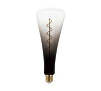 Ampoule LED E27 1X4W verre noir-gris-transparent