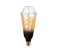 Ampoule LED E27 1X4W verre noir-marron-transparent
