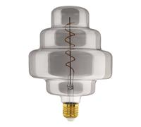 Ampoule LED E27 1X4W verre noir transparent