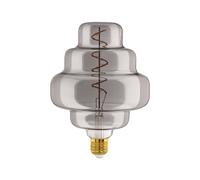 Ampoule LED E27 1X4W verre noir transparent