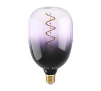 Ampoule LED E27 1X4W verre noir-violet-transparent