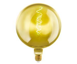 Ampoule LED E27 1X4W verre vaporisé couleur or