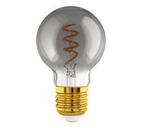 Ampoule LED E27 1X4W verre vaporisé noir transparent