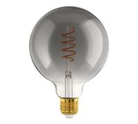 Ampoule LED E27 1X4W verre vaporisé noir transparent