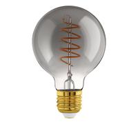 Ampoule LED E27 1X4W verre vaporisé noir transparent