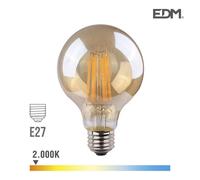 Ampoule LED E27 8W Globe G80 é