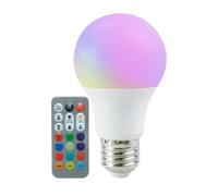 Ampoule LED E27 A60 8.5W RGBW avec Télécommande