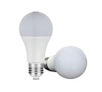 Ampoule LED E27 avec capteur crépusculaire, 220V 9W 810 lumens, capteur jour nuit E27 (2, Blanc chaud 3000K)
