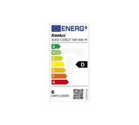 Ampoule LED E27 C35 6W-NW-M 810lm 4000K XLED couleur 29647