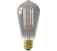 Ampoule LED E27 - CALEX - SMART ST64 - Filament droit - 7 W - 400 lm - 1800 K - Intensité variable - Smokey