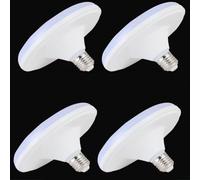 Ampoule LED E27 Culot 30W 6500K Lumière Blanche, E27 UFO Ampoule économe en énergie, Portable Câblage Éclairage pour les Ménages Espaces Extérieurs Garages Entrepôts et Jardins. (Blanc)