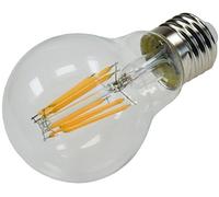 'Ampoule LED E27 "filament g60 K clair, culot à vis Edison 3000 K 750lm, 230 V/8 W, blanc chaud, Retrofit, forme classique