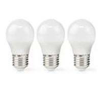 Ampoule LED E27 | Nedis | LBE27G452P3 |3 pièces Blanc G