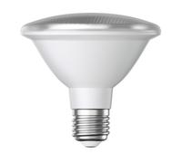 ledscom.de Ampoule LED E27, PAR30 cou court, blanc chaud (2700 K), 12,9 W, 994lm, 42°, miroir réflecteur (argent)