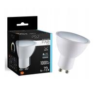Ampoule LED - EDO - GU10 - 10W - 6500K blanc froid - 1000lm - 120°