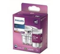 Philips Led Classic 50w Spot Blanc Non Dimmable Lot De 2 Blanc
