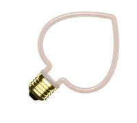 Ampoule LED Filament E27 4W 400 lm Néon Heart No Flicker 2200K Super chaud