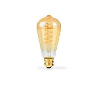 Ampoule LED filament E27 | Nedis | LBDE27ST64GD2 |≤ 6 Dorée G