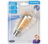 Ampoule LED Filament "Ogive" 13cm Ambre AMBRE G