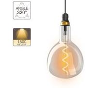 Ampoule LED fiole - culot E27 - vintage torsade G