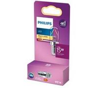 Ampoule LED flamme filament transparente E14 135lm 1.5W = 15W IP20 blanc chaud Philips
