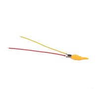 Ampoule LED flamme vacillante 3 V 5 V à piles - Diode effet feu simulé pour remplacement de bougies, fournitures de décoration de fête d'anniversaire (1 pièce)