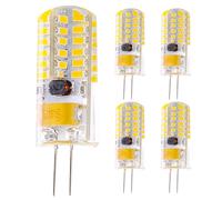 Ampoule LED G4 4W Économie d'énergie,400 Lumens,AC 12V,Ampoules LED pour l'éclairage de la Maison (Blanc Chaud, 5 Unité)
