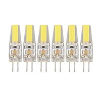 Ampoule LED G4 6W 500LM, Excellentes Performances, économie D'énergie, Facile à Installer, Large Gamme D'applications, Lumière à 360 Degrés pour Plafonnier, Lampe de Table,