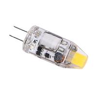 Ampoule LED G4 à économie D'énergie 2W, Haute luminosité, Non Variable, pour éclairage Domestique, Mur, Table, Ventilateurs de Plafond, Longue Durée de Vie, 1 Pièce (Blanc froid 6000K-6500K)