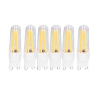 Ampoule LED G9 3W, Blanc Chaud, à Long Filament, pour Lustre, Plafonnier, Lampe de Table, 10 Pièces