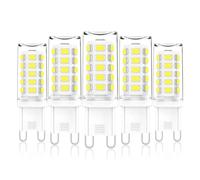 Ampoule LED G9 3W Équivalent 30W Haute luminosité Sans scintillement Pour lustre plafonnier lampe table usage intérieur maison bureau (non variable)(Cool White 6000K)
