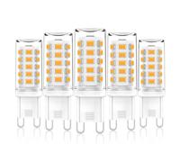 Ampoule LED G9 3W Équivalent 30W Haute luminosité Sans scintillement Pour lustre plafonnier lampe table usage intérieur maison bureau (non variable)(Warm White 3000K)