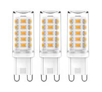 Ampoule LED G9 3W Équivalent 30W Sans scintillement Non variable (IRC) > 80 Pour lustre plafonnier lampe de table usage intérieur maison et bureau(Cool White 6000K,3PACK)