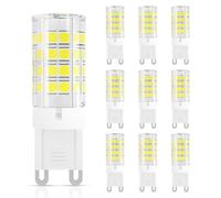 Ampoule LED G9 3W remplacement 30W Blanc froid 6000 K Économie d'énergie Pour lustre plafonnier lampe table usage intérieur maison bureau (non variable)(10PACK)