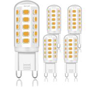 Ampoule LED G9 4W remplacement 40W Économie d'énergie Sans scintillement Pour lustre plafonnier lampe table usage intérieur maison bureau (non variable)(Warm White 3000K)
