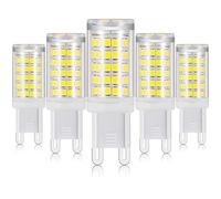 Ampoule LED G9 7W, 220V-240V, équivalent Ampoule halogène 70W, 700LM, Ampoule G9 à culot bi-pin pour Lustre, éclairage Domestique, dimmable(Blanc Froid)
