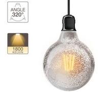 Ampoule LED Globe - E27 - 4 W - Ø12,5 cm - blanc chaud - finition antique