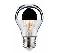 Ampoule Led - Globe - 60 Mm - E27 - 4,8w - 2700k - Non Gradable - Argent Paulmann