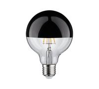 Ampoule Led - Globe - 95 Mm - E27 - 6,5w - 2700k - Gradable - Chromé Paulmann
