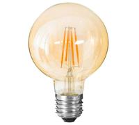 Ampoule LED ""Globe"" ambre droit D11cm E27 - Atmosphera createur d'interieur - Ambre