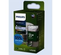 PHILIPS Spot LED GU10 UltraEfficient, 35 W, EyeComfort, Sans Scintillement, Lumière Blanc Froid 4000 K, 215 Lumens, Culot GU10, Lot de 1
