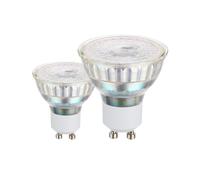 Ampoule LED GU10 2X2,1W verre transparent