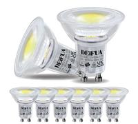 Ampoule LED GU10 3.5W Blanc froid 5000K 385lm, équivalent 50W Halogène | Lot de 6, Non Dimmable, Spot PAR16, sans Scintillement, Angle de Lumière 360°, Ampoule GU10 Led Efficacité Energétique