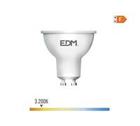 Spot Led Gu10 5w Dicro?Que ?Quivalent ? 35w - Blanc Chaud 3200k