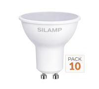 Ampoule LED GU10 8W 220V - Pack de 10 - Blanc Froid 6000K - 8000K