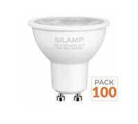 Ampoule LED GU10 8W 220V PAR16 COB - Pack de 100 - Blanc Chaud 2300K - 3500K