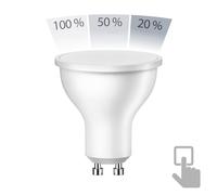 Ampoule LED GU10 PAR16 blanche (3900 K) 6,1 W 609lm 102° variateur à 3 niveaux [EEK: F]