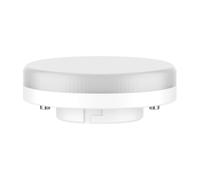 Ampoule LED GX53 blanc chaud (3000 K) 0,5 W 51lm mate