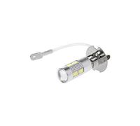Ampoule LED H3 10 LED 5630 blanche antibrouillard pour feux de route