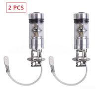 Ampoule LED H6 100W 6500K projecteur Auto Ampoule LED H6 100W(H3) | Démarrage pour instantané, pur 6500K, compatible H3/H6, idéal brouillard et phares, pour vision nocturne claire